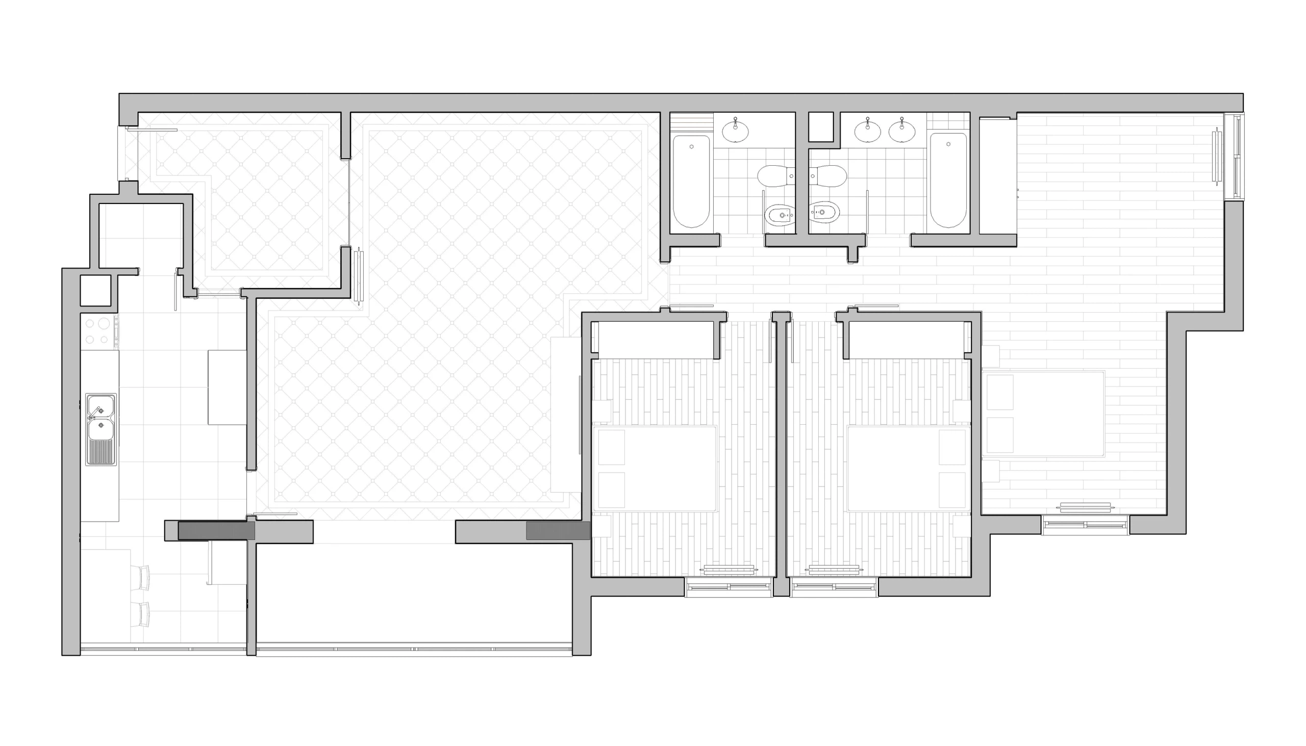 Planta 1 do projeto Apartamento no Areeiro